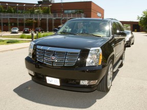 Mayor Rob Ford's black Cadillac Escalade. (Toronto Sun files)