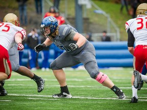 University of Montreal offensive lineman David Foucault has signed with the Carolina Panthers of the NFL. (JAMES HAJJAR photo)