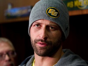 Mike Reilly suggests that if the season is delayed, players will continue with their training. (Ian Kucerak, Edmonton Sun file)