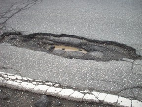 Sudbury pothole