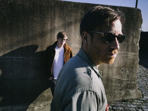 Dan Auerback (foreground) and Patrick Carney.