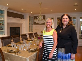 Jill Dee Ferguson and Cathy Egerton, are the Chairs of the Homes of Distinction Tour. (Mike Hensen/The London Free Press)