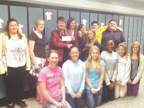 The Ecole Arthur Meighen School Students for Change group made a donation of $247.