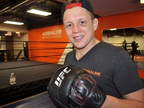 Mixed martial artist Chris Horodecki at Adrenaline MMA Training and Fitness Centre in London Ont. May 20, 2014. CHRIS MONTANINI\LONDONER\QMI AGENCY