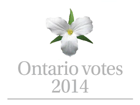 2014 Ontario Votes graphic