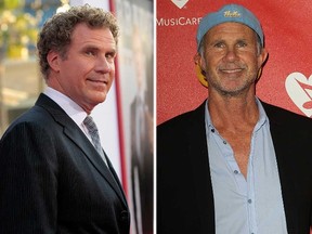 (L-R) Will Ferrell and Chad Smith. (WENN.COM/Reuters file photo)