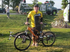 Spruce Grove’s Dwayne Dyck will participate in his third Ride to Conquer Cancer in August. - Photo Supplied