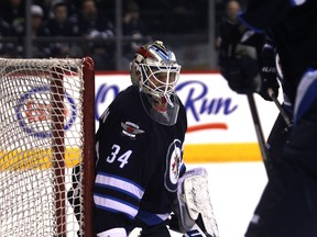 Michael Hutchinson has had success everywhere he has played this season and is leading the IceCaps on a long playoff run.