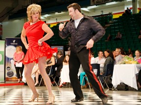 Karen Whitley and Ryan Kelly heat up the dance floor Friday night during Dancing With The Stars of Quinte in support of Volunteer and Information Quinte. The pair took the top spot in the fundraising competition. See more photos in Monday's Intelligencer. 
Emily Mountney/The Intelligencer/QMI Agency