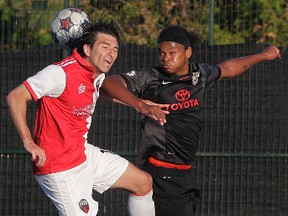 Ottawa Fury FC host a twinbill on Saturday, May 31 at Keith Harris Stadium. The Fury women kick off at 3 p.m., and the men at 7 p.m., versus Canadian rival Edmonton.  Tony Caldwell/Ottawa Sun/QMI Agency