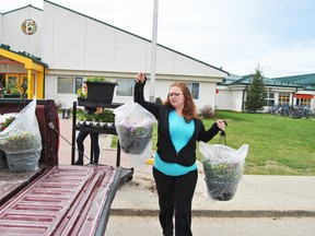 Sharlene Munday was just one of the many people who picked up plants during the Percy Baxter School parent council's annual plant sale fundraiser on May 22 and 23. Close to 600 plants were sold to 350 people over the two days raising $4,500.
Barry Kerton | Whitecourt Star