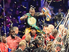 Adonis 'Superman' Stevenson defended his title in a victory over challenger Andrzej Fonfara in Montreal on Saturday, May 24, 2014. (Pascale Levesque/QMI Agency)