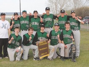 The William Morton Warriors of Gladstone baseball team won the Zone 7 baseball title and will compete at the MHSAA provincials in Brandon. (MHSAA.CA)