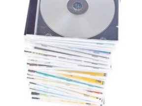 stack of cds