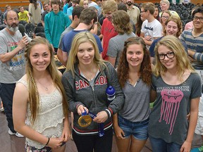 Dara Howell at Glendale High School, Tillsonburg, May 27, 2014. CHRIS ABBOTT/TILLSONBURG NEWS