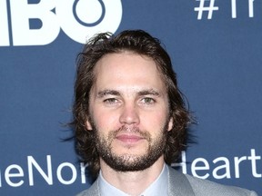 Taylor Kitsch attends the premiere of "The Normal Heart" in New York. (WENN.COM)