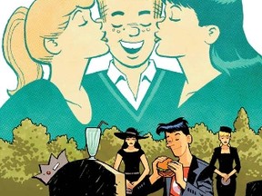 The cover of the Life with Archie comic book commemorating the death of perpetual Riverdale teenager Archie Andrews. (Archie Comics)