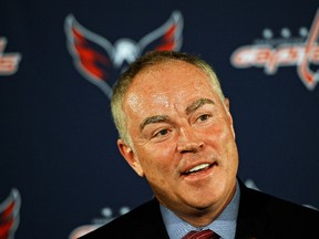 Brian MacLellan was introduced Tuesday as general manager of the Washington Capitals. (AFP)
