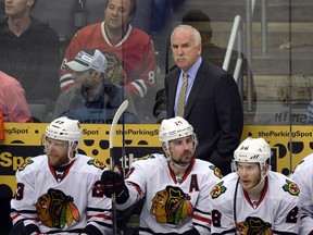 Facing elimination, the Chicago Blackhawks are taking it one game at a time. (Richard Mackson/USA TODAY Sports)