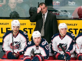 The Columbus Blue Jackets signed coach Todd Richards to a two-year contract extension Tuesday. (BEN PELOSSE/QMI Agency)