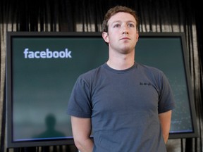 Facebook chief executive Mark Zuckerberg. REUTERS/Robert Galbraith/Files