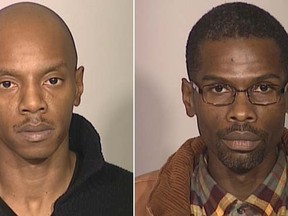 Universal Knowledge Allah, 36, (LEFT) in an undated booking photo released by the Milwaukee Sheriff's Office in Milwaukee, Wisconsin February 7, 2014.  Allah and Salah Jones, 41, (RIGHT) have been charged with stealing a rare Stradivarius violin worth millions of dollars from a concert violinist in late January, prosecutors said on Friday.   REUTERS/Milwaukee Sheriff's Office/Handout