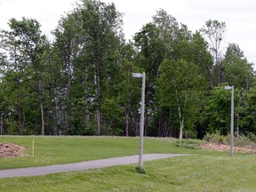 Greenspace between Longfields Dr. and Claridge Dr. in Barrhaven, where Ottawa police are investigating a sexual assault early Tuesday morning.  Tony Caldwell/Ottawa Sun/QMI Agency