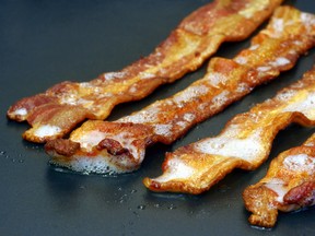 All things bacon are on the menu at Saturday's Petrolia Lions Baconfest Buffet and Sunset Car Show. The buffet runs from 3 p.m. to 8 p.m. at the Petrolia Lions Hall on Huggard Street, next to Petrolia's arena. (File photo)