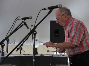 Vibraphonist Johnny Bond, pictured here at Sarnia's 2013 Can-Am Jazz Jam, will perform at Camlachie United Church June 22 at 2 p.m. He will accompanied by the John Noubarian Trio and London vocalist Denise Pelley. FILE PHOTO