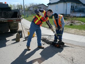 Drayton Valley council members went to work last week and helped out the Public Works with their daily tasks. The day was in celebration of Public Works Week and allowed councillors to see how town employees do their job and what the various tasks require.