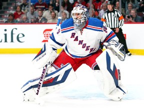 New York Rangers goalie Henrik Lundqvist was yanked after giving up four goals in Game 5 of the Eastern Conference final. (Getty Images/AFP)