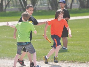 Action from the Ecole Arthur Meighen School track meet May 27. (Kevin Hirschfield/The Graphic)