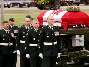 Family, friends and comrades paid their final respects to Lt.-Col. Dan Bobbitt Wednesday in Petawawa