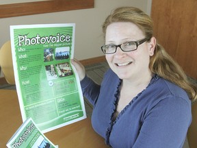 Public health nurse Katherine Hare is one of the organizers of Photovoice, a photography contest run by the health unit that asks young people to provide a photographic vision of their community's health and well-being. MICHAEL LEA\THE WHIG STANDARD