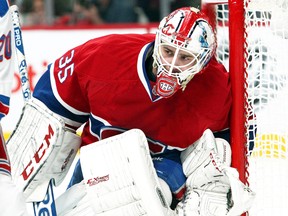 Montreal netminder Dustin Tokarski was a surprise pick to play in goal for the Habs after Carey Price went down, much the same way Steve Penney was a surprise starter many years ago. (Getty Images/AFP)