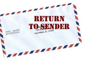 return to sender envelope