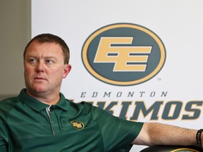 Chris Jones says he was eager to become a head coach when he first entered the CFL but quickly decided to be patient and wait until the right opportunity presented itself. (Ian Kucerak, Edmonton Sun)