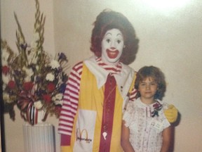 11-year-old Kelly Barney at the opening of the Edmonton Ronald McDonald House in 1985. - Photo Supplied