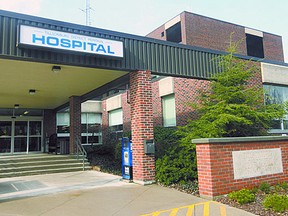 Tillsonburg District Memorial Hospital. FILE PHOTO