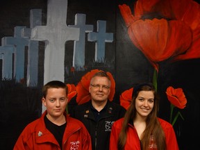 OTTAWA — May 29, 2014 — John McCrae Secondary School teacher Brent Howard is leading a group of students including Brenna MacAulay and Daryl Laflamme on a trip to Europe to mark the 70th anniversary of Canadian participation in the Liberation of Rome and D-Day. (Megan Gillis/Ottawa Sun)