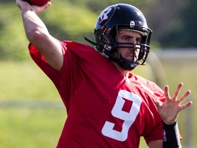 Ottawa REDBLACKS  QB Danny O'Brien during the team's first ever day of training camp. June 1, 2014. Errol McGihon/Ottawa Sun/QMI Agency