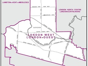 London West riding map