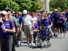 The 2014 Kingston Walk for ALS was held in Confederation Park on Saturday to help raise money and awareness. Julia McKay/The Whig-Standard