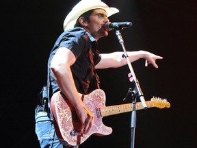 Country music superstar Brad Paisley is coming to the Rogers K-Rock Centre. (QMI Agency file photo)