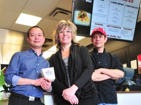 Whitecourt council debated what the best response would be to support local busineess owners such as Gerald Titong (left), Joanne Belke and Ronald Zabala who are feeling the pinch due to the federal government’s moratorium on TFW in the food service industry.
Bryan Passifiume | Whitecourt Star