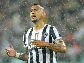Chilean midfielder Arturo Vidal will be ready for this month's World Cup following knee surgery. (REUTERS)