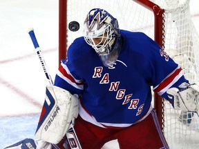 The New York Rangers have one big advantage over the L.A. Kings: Superstar netminder Henrik Lundqvist. (Getty Images/AFP)
