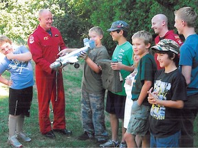 Snowbirds visit Robin Barker-James' Summer Camp in 2013. CONTRIBUTED PHOTO