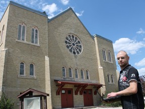 Michael Woods, owner of the historic Roland United Church is selling the 102-year-old building on Facebook after the traditional realtor route just didn't produce results. The bidding began at a mere $2,000 but quickly rose to $45,000 as of press time. Bidding is open until June 9, and an open house is scheduled from June 7-8. The 12,000 square foot church has four levels, an elevator, hardwood floors, a solid brick foundation, stained glass and leaded glass windows, and updated electrical wiring. (GREG VANDERMEULEN/Winkler Times)