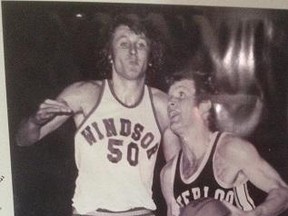 Sarnia's Stan Korosec (in white) is slated to be inducted to the Windsor Essex Sports Hall of Fame on October 24 of this year. (Submitted photo)